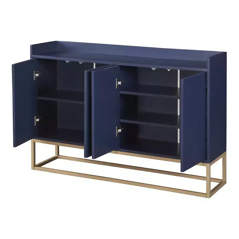 Hostack Modern Sideboard Elegant Buffet Cabinet with Large Storage Space for Dining Room, Entryway