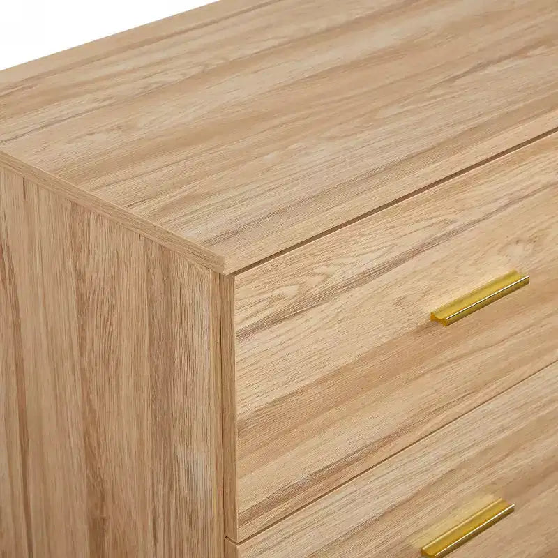 GDFStudio Rowan Farmhouse Wooden 9-Drawer Dresser