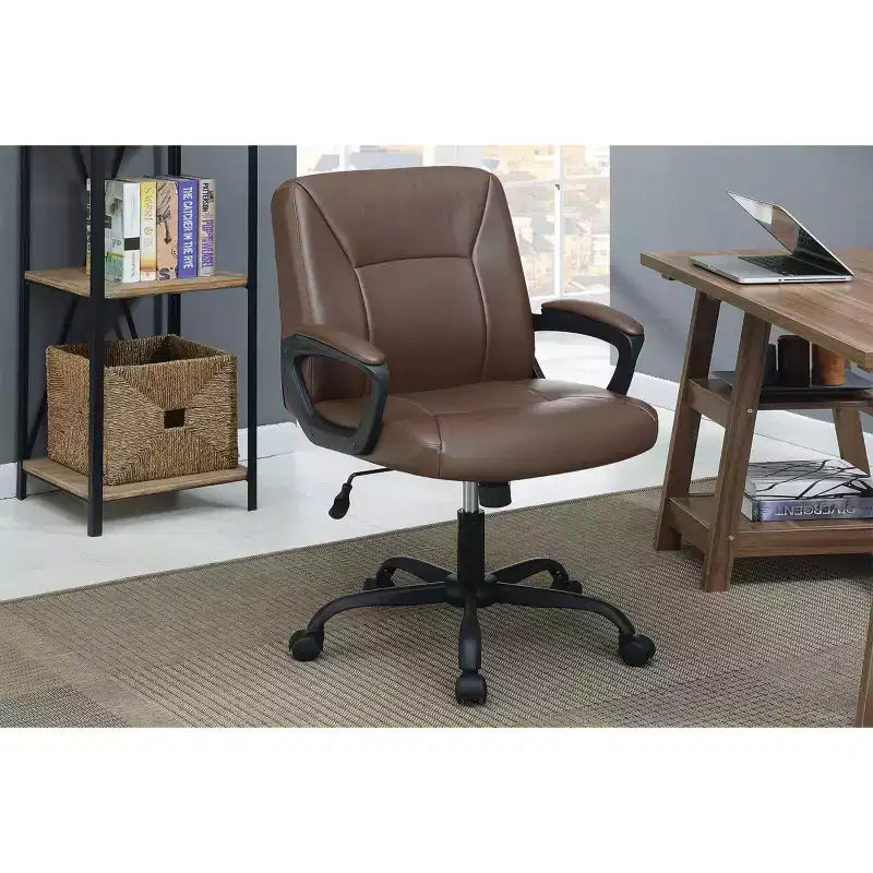 Okak Modern Office Chair, Desk Chair with Adjustable Height and Five Wheels Support, Computer Chair for Office, Home