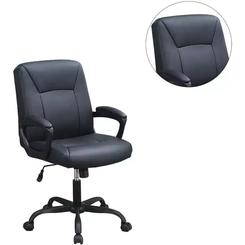 Okak Modern Office Chair, Desk Chair with Adjustable Height and Five Wheels Support, Computer Chair for Office, Home