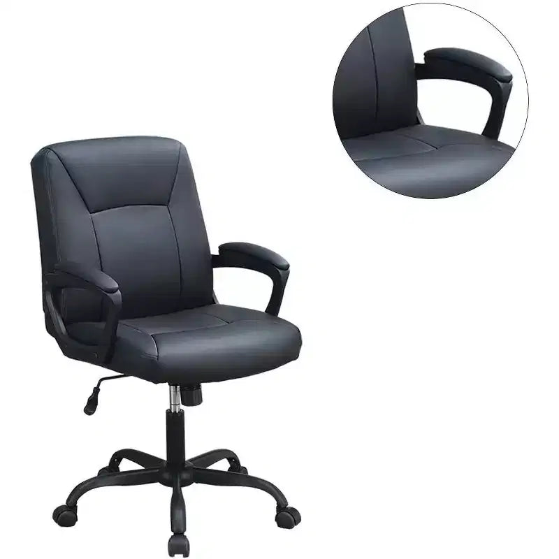 Okak Modern Office Chair, Desk Chair with Adjustable Height and Five Wheels Support, Computer Chair for Office, Home