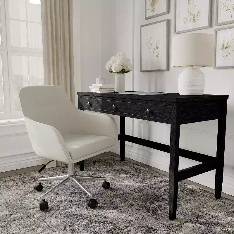 Martha Stewart Rayna Upholstered Office Chair