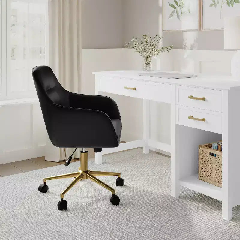 Martha Stewart Rayna Upholstered Office Chair