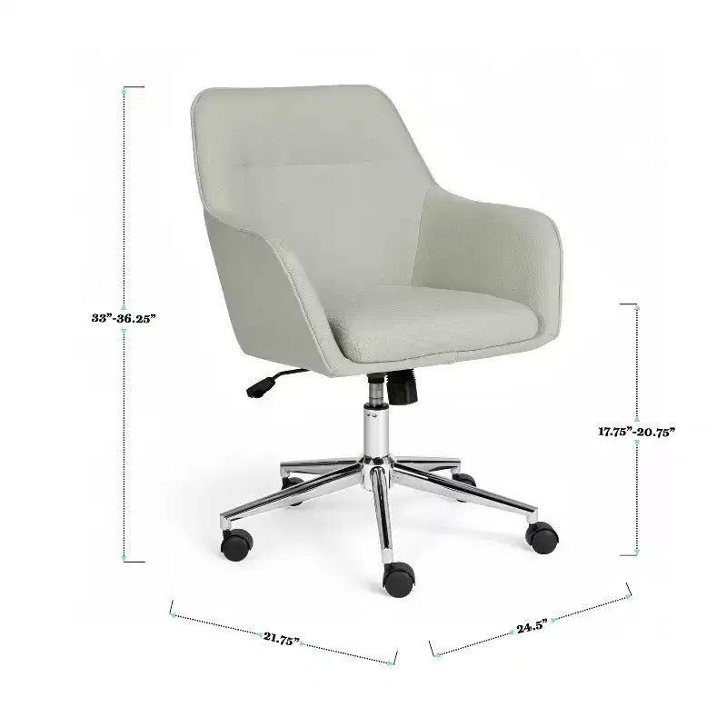 Martha Stewart Rayna Upholstered Office Chair