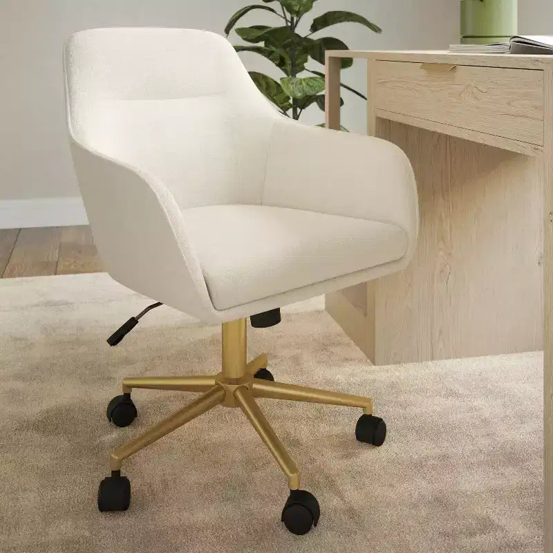 Martha Stewart Rayna Upholstered Office Chair