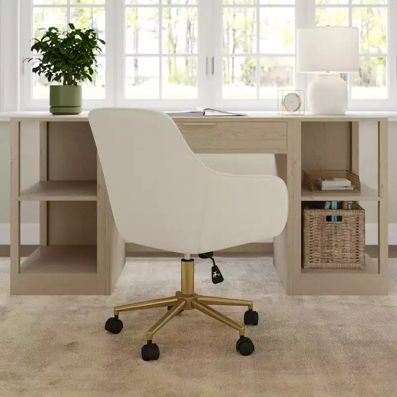 Martha Stewart Rayna Upholstered Office Chair