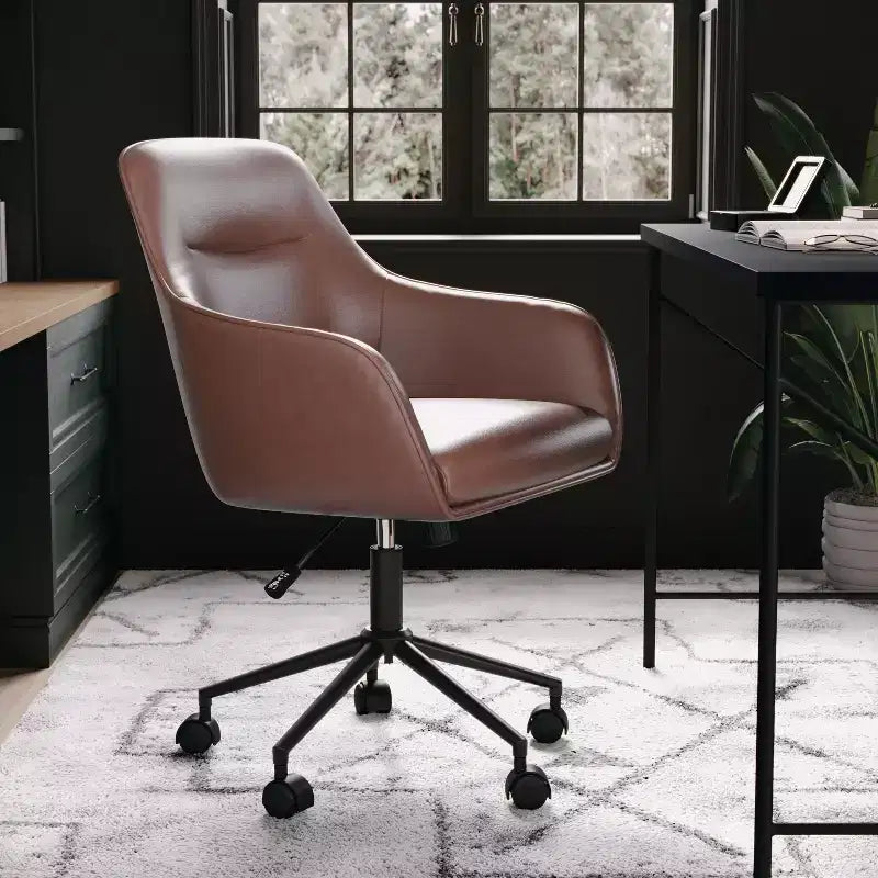 Martha Stewart Rayna Upholstered Office Chair