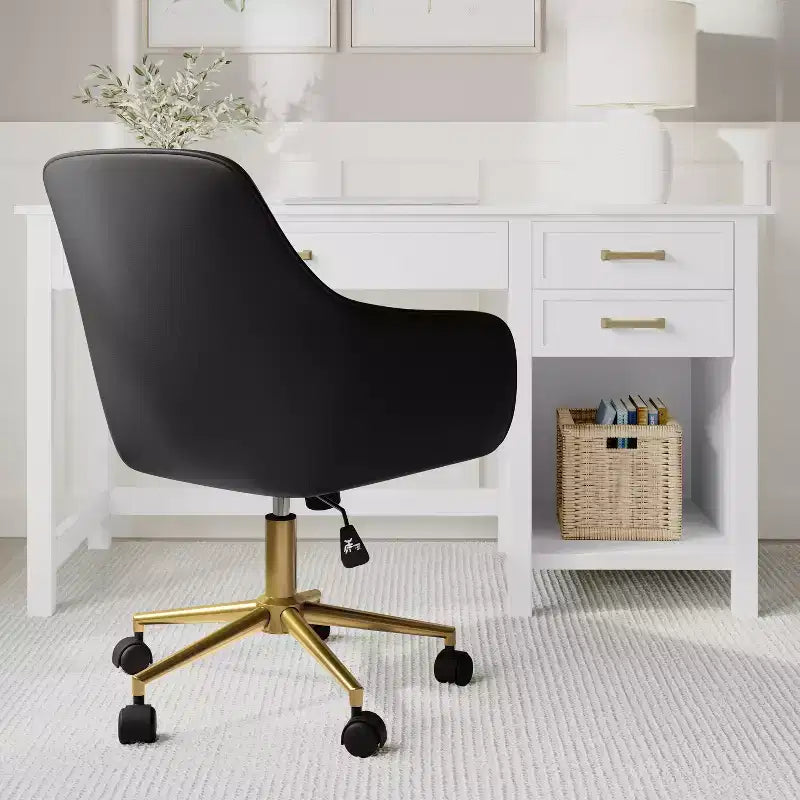 Martha Stewart Rayna Upholstered Office Chair