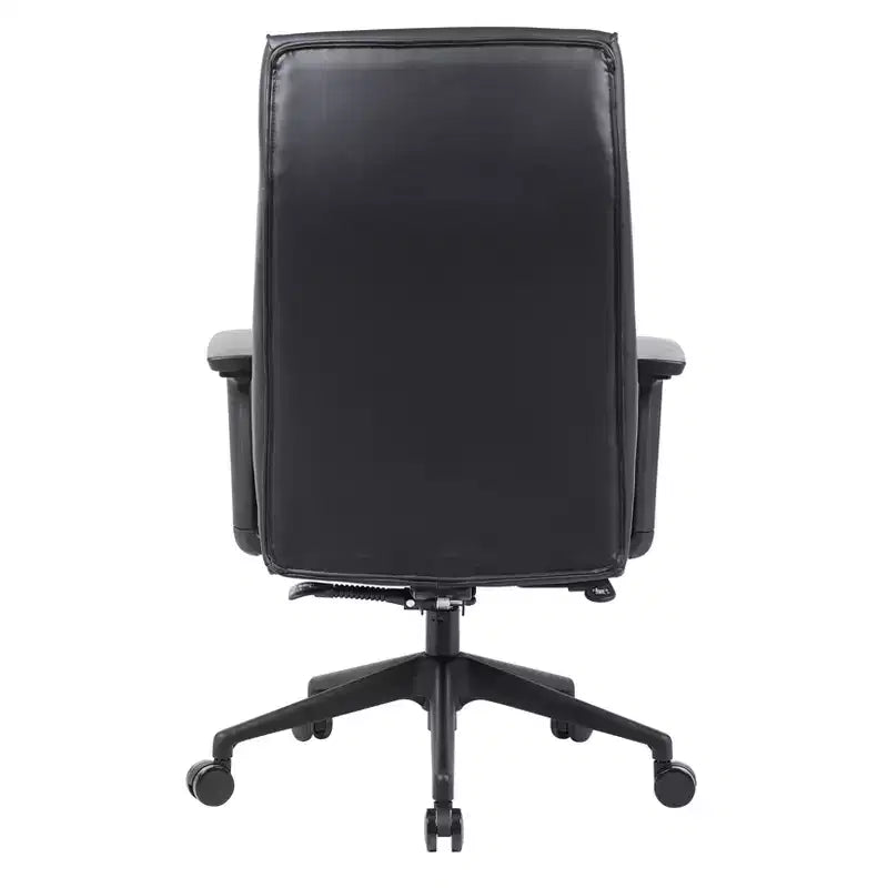 Maxwell Upholstered High-Back Executive Office Chair in PU Leather, Adjustable Height and Arms, Knee-Tilt & 360 Swivel, Ergonomic Computer Desk Chair