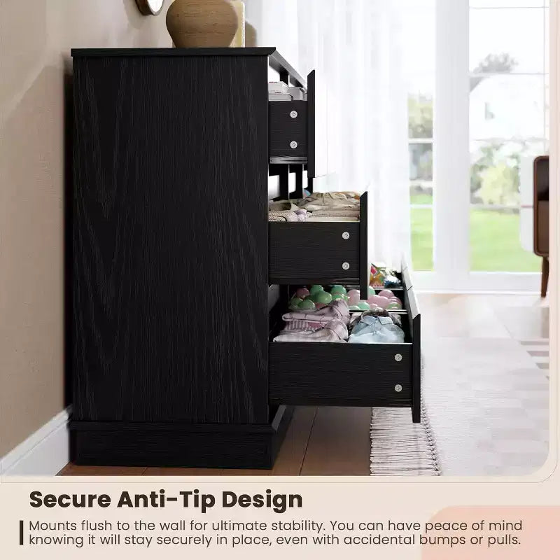 9/12 drawer chest of drawers for bedroom,chest of drawers with Deep drawers,Large chest of drawers for closet with Wide Top,Wooden chest of drawers