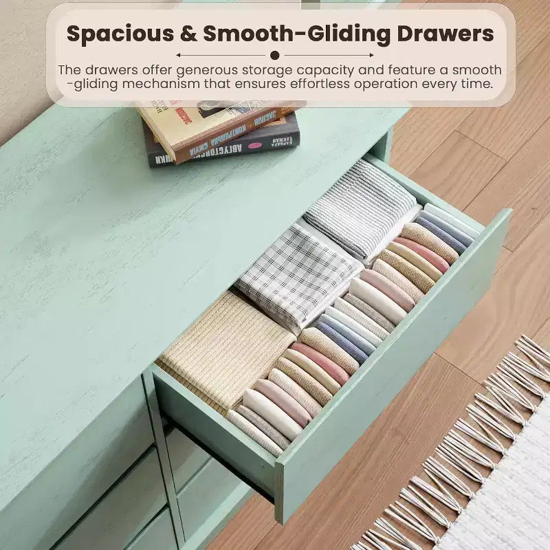 9/12 drawer chest of drawers for bedroom,chest of drawers with Deep drawers,Large chest of drawers for closet with Wide Top,Wooden chest of drawers