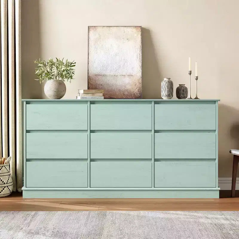9/12 drawer chest of drawers for bedroom,chest of drawers with Deep drawers,Large chest of drawers for closet with Wide Top,Wooden chest of drawers
