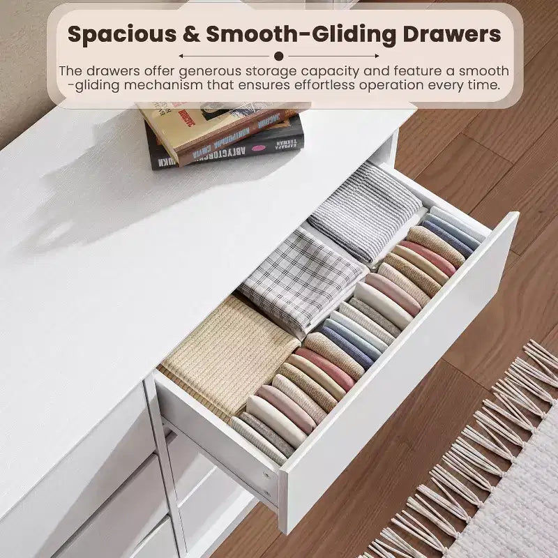 9/12 drawer chest of drawers for bedroom,chest of drawers with Deep drawers,Large chest of drawers for closet with Wide Top,Wooden chest of drawers
