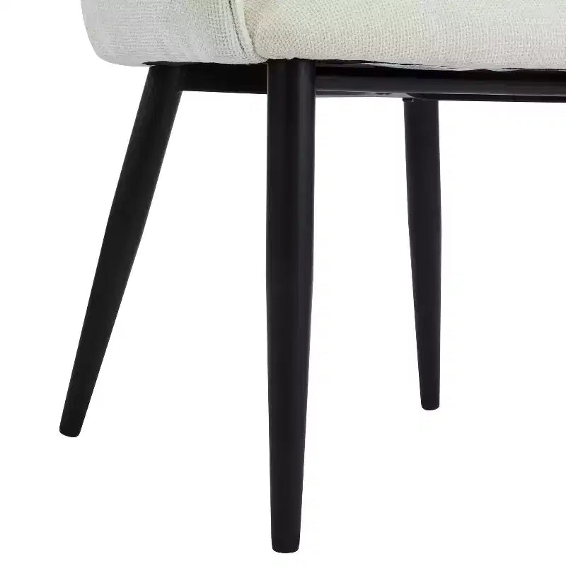 GDFStudio Nellie Modern Upholstered Dining Chairs with Curved Back