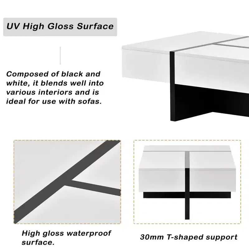 Rectangle Coffee Table for Living Room