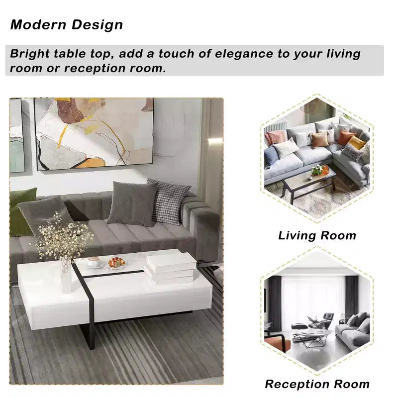 Rectangle Coffee Table for Living Room