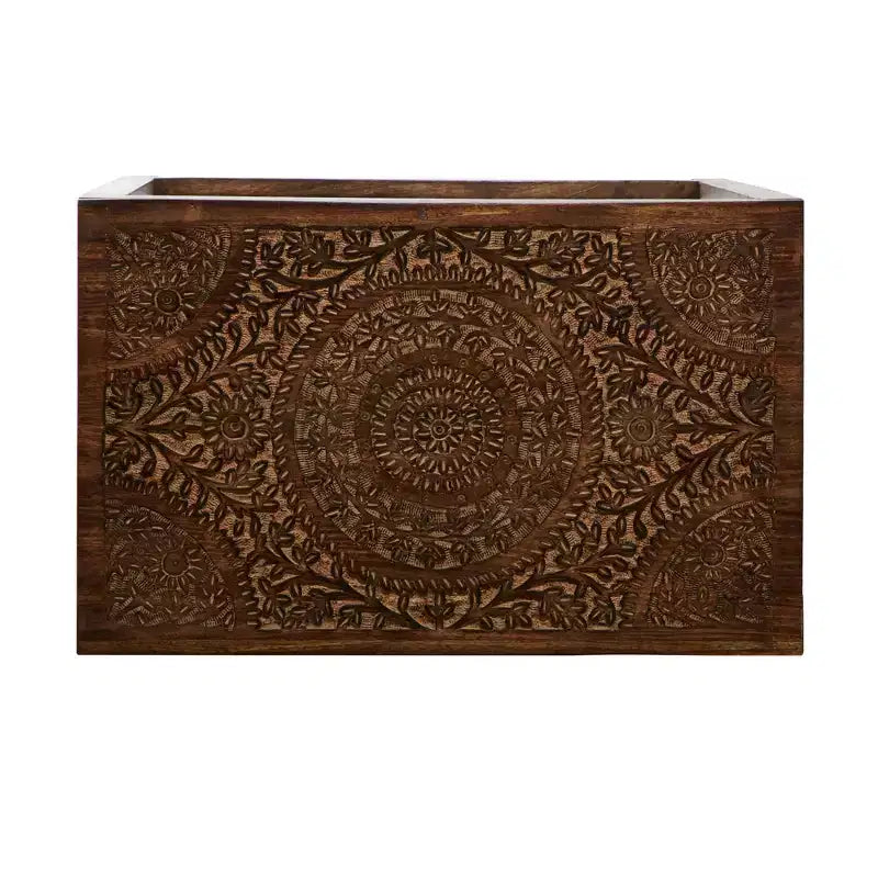 Set of 2 Eclectic Wood Accent Table - Olivia & May