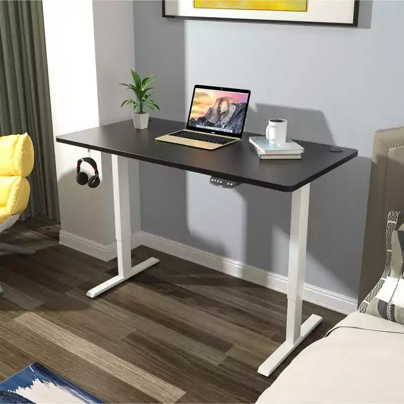 Costway Universal Tabletop for Standard & Standing Desk Frame Black