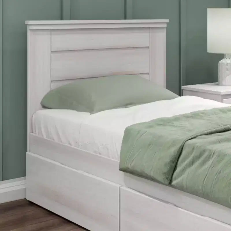 Max & Lily Twin Bed Frame with Storage Drawers, Solid Wood Platform Bed for Kids
